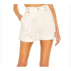 Retrofête Trixie Denim Short Vintage White Size 28